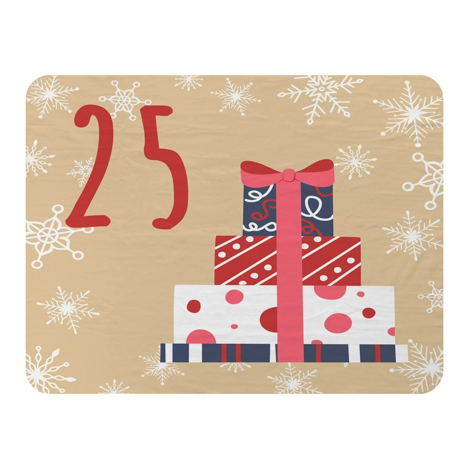 Advent calendar 25 days of christmas (blanket)
