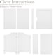 image 5 of Christow White Laundry Box Wooden Bathroom Storage Basket Linen Clothes Chest