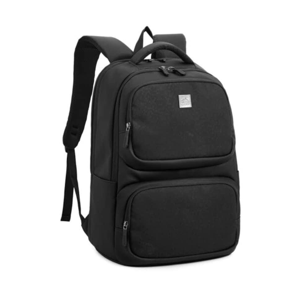 image 1 of Durable Laptop Backpack with Smart Organisation and Travel-Friendly Design - Black