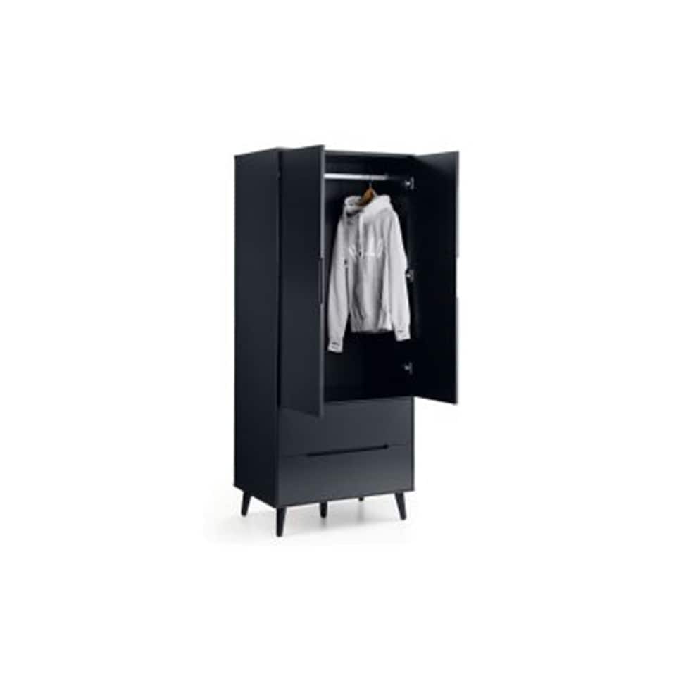 image 1 of Retro Anthracite Combination Wardrobe