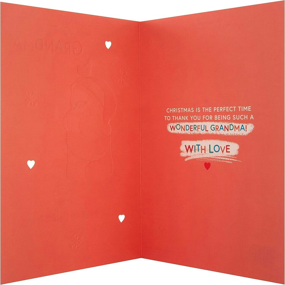 image 1 of Cute Forever Friends Cupcake Design Grandma Christmas Card