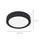 image 4 of EGLO Fueva 6 Ultra-Slim Surface-Mounted Integrated Black Round LED Light WBS Black