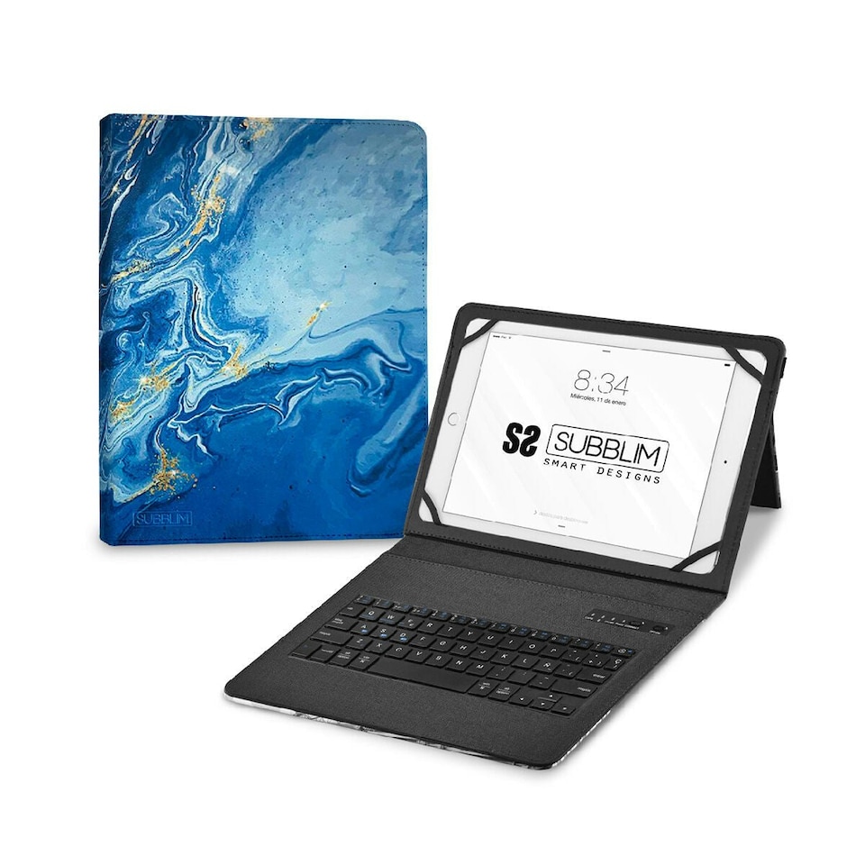 image 1 of Case for Tablet and Keyboard Subblim SUBKT5-BTTB01 Multicolour Spanish Qwerty N/A | N/A | One Size