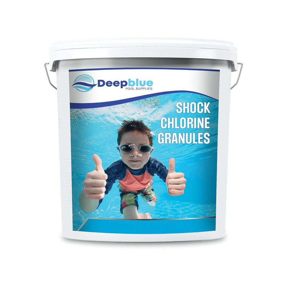 image 1 of Deep Blue Pro Shock Chlorine Granules for hot tubs, swim spas and swimming pools 5Kg