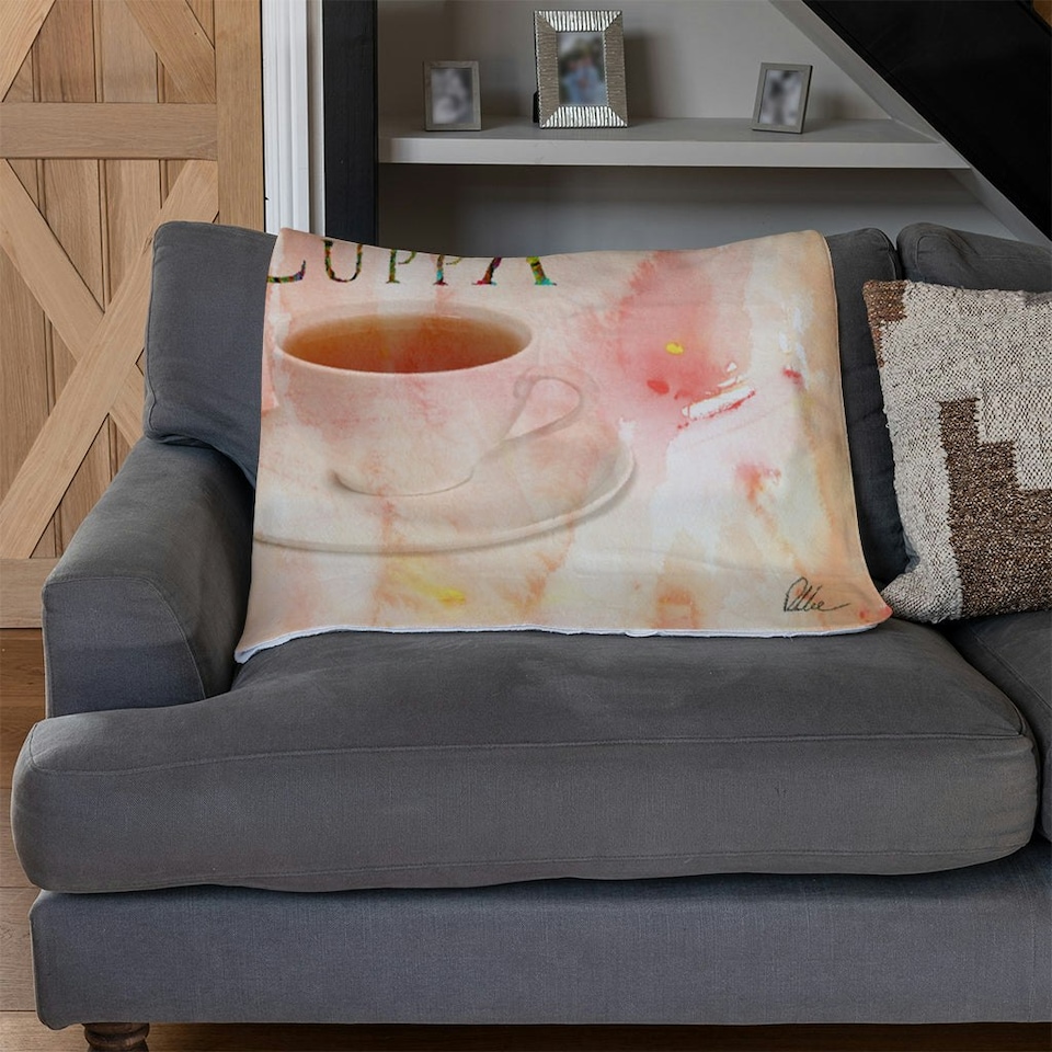 image 1 of LETS HAVE A CUPPA (Blanket)