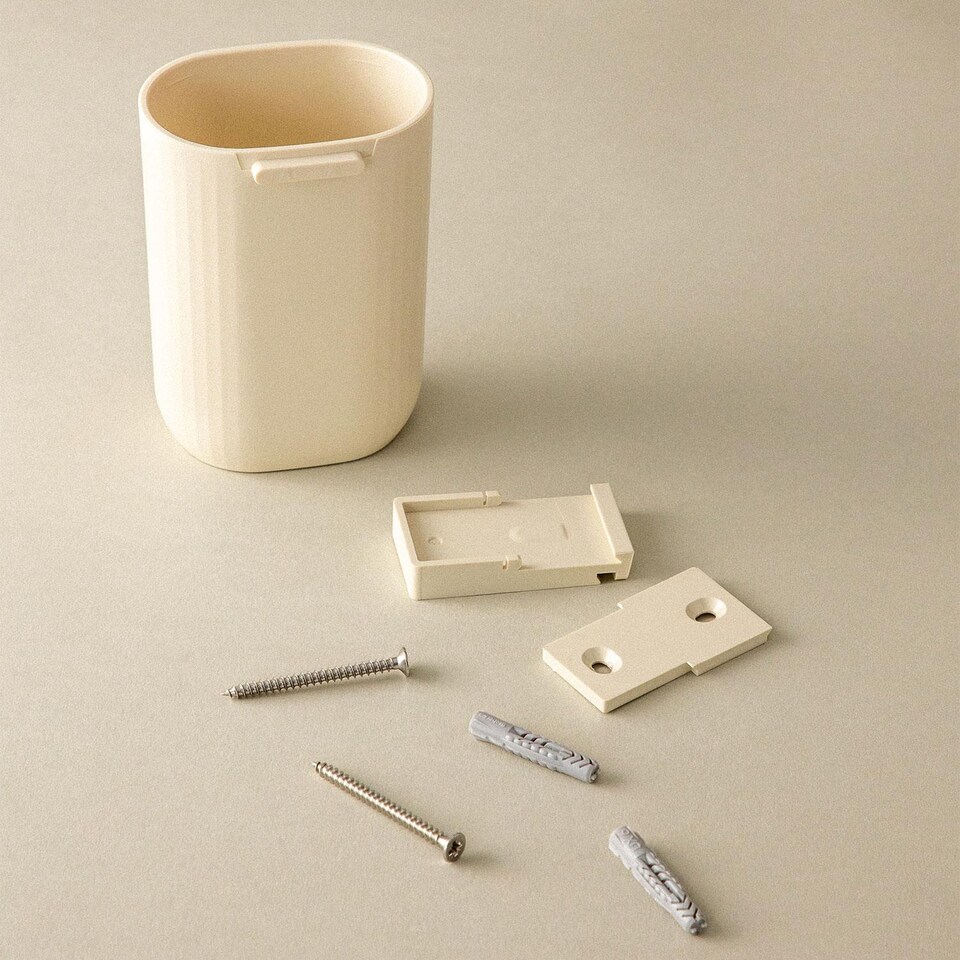 image 1 of COSMIC Toothbrush holder White Wall/Freestand Compatible with ALIFE Collection