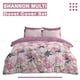 image 6 of VELVETIO Shannon Complete Duvet Cover Set with Fitted Sheet Soft Polycotton Bedding Sets Pink | King
