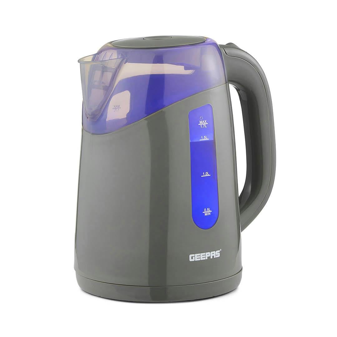 GEEPAS 2200W Illuminating Electric Kettle Grey