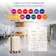 image 3 of Flight Knight Cabin Suitcase 55x35x20cm, Lightweight Carry On Bag - Over 100 Airlines- Ryanair, EasyJet, British Airways - Hand Luggage, ABS Hard Shell TSA Lock | Cream | Cream | Cabin Bag