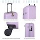 image 3 of 4 Pieces Premium Suitcase Set | Vanity + Cabin + Expandable Check-In