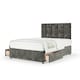 image 1 of Memory Maestro Memory Foam Charcoal Chenille 2 Drawer Divan Set And Pearl Headboard King Size