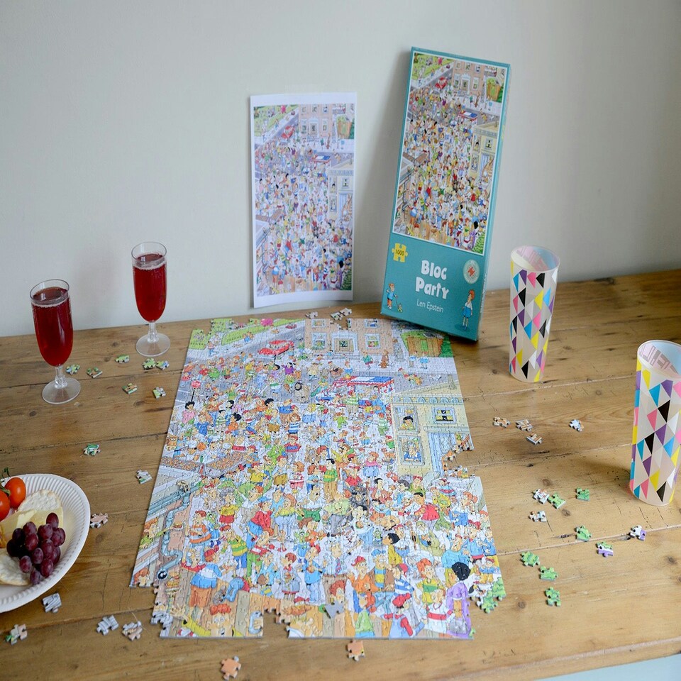 image 1 of Bloc Party - Len Epstein 1000 Piece Jigsaw Puzzle
