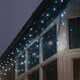 image 7 of Icicle lights Black Rubber  60/40/20 Drop  5M