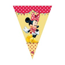 Disney Cafe Minnie Mouse Flag Banner - Multicoloured - One Size