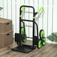 image 6 of DURHAND Trolley Hand Trucks 6-Wheels Foldable Load Cart Steel, Orange
