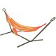 image 1 of Primrose Outdoor Single Hammock With Steel Hammock Stand and Carry Bag