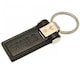 image 2 of Tottenham Hotspur FC Leather Keyring - Black/Gold - One Size