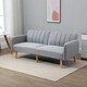 image 2 of HOMCOM 3 Seater Sofa Bed w/ Adjustable Backrest for Living Room, Guest Room 