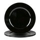 image 1 of Argon Tableware Metallic Charger Plates - 33cm - Black - Pack of 6 Black