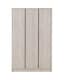 image 2 of Malvern 3 Door Wardrobe - L50.5 x W115 x H180 cm - Urban Snow | Brown | Urban Snow