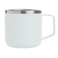 XD Collection Stainless Steel Camp Mug - White - One Size