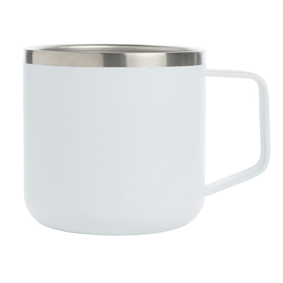 image 1 of XD Collection Stainless Steel Camp Mug - White - One Size