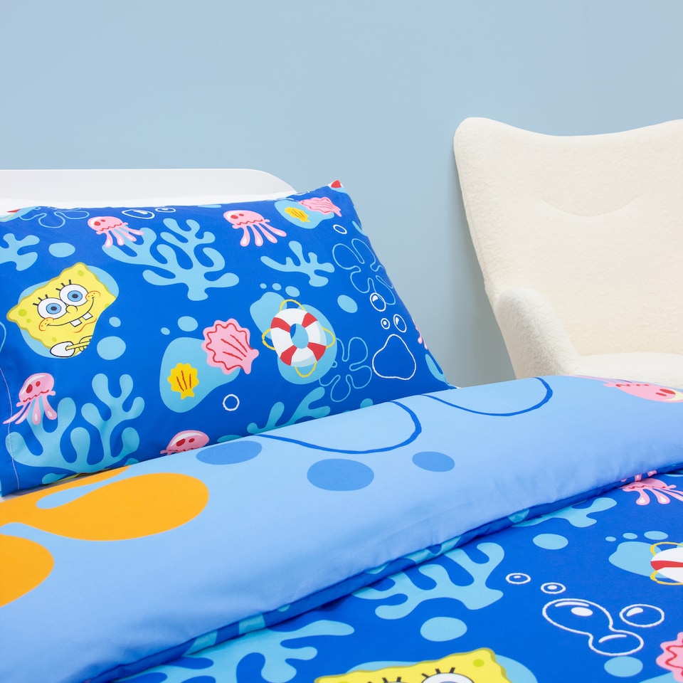 image 1 of Spongebob Squared Single Duvet Cover