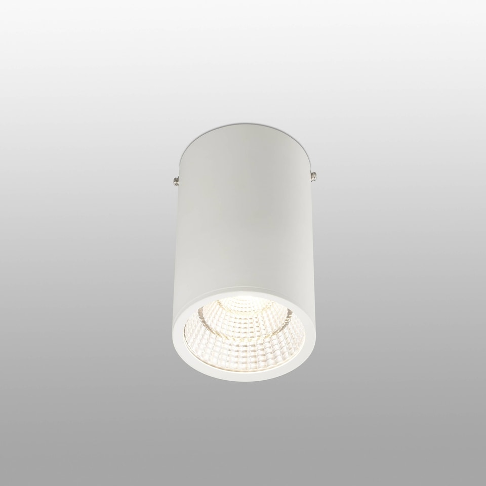 image 1 of Rel LED 1 Light Round Surface Mounted Downlight White