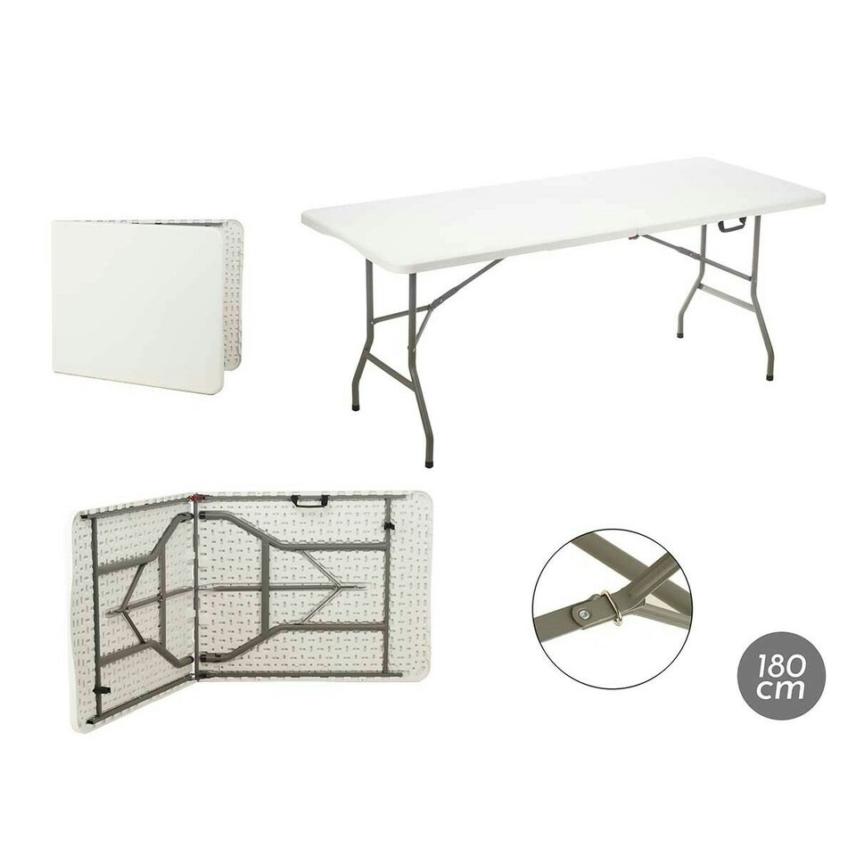 image 1 of Folding Table White Grey Polyethylene 180 x 70 x 74 cm N/A