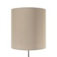 image 5 of Verta - Pewter Floor Lamp with Matching Silk Shade Grey | Grey