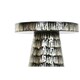 image 4 of Side table Home ESPRIT Black Golden 40 x 40 x 48 cm N/A