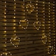image 8 of 1.2 x 1.2m Light up Christmas Heart Curtain Lights with 229 Warm White LEDs