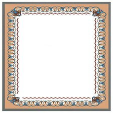 Egypt border (Picture Frame) Grey | L