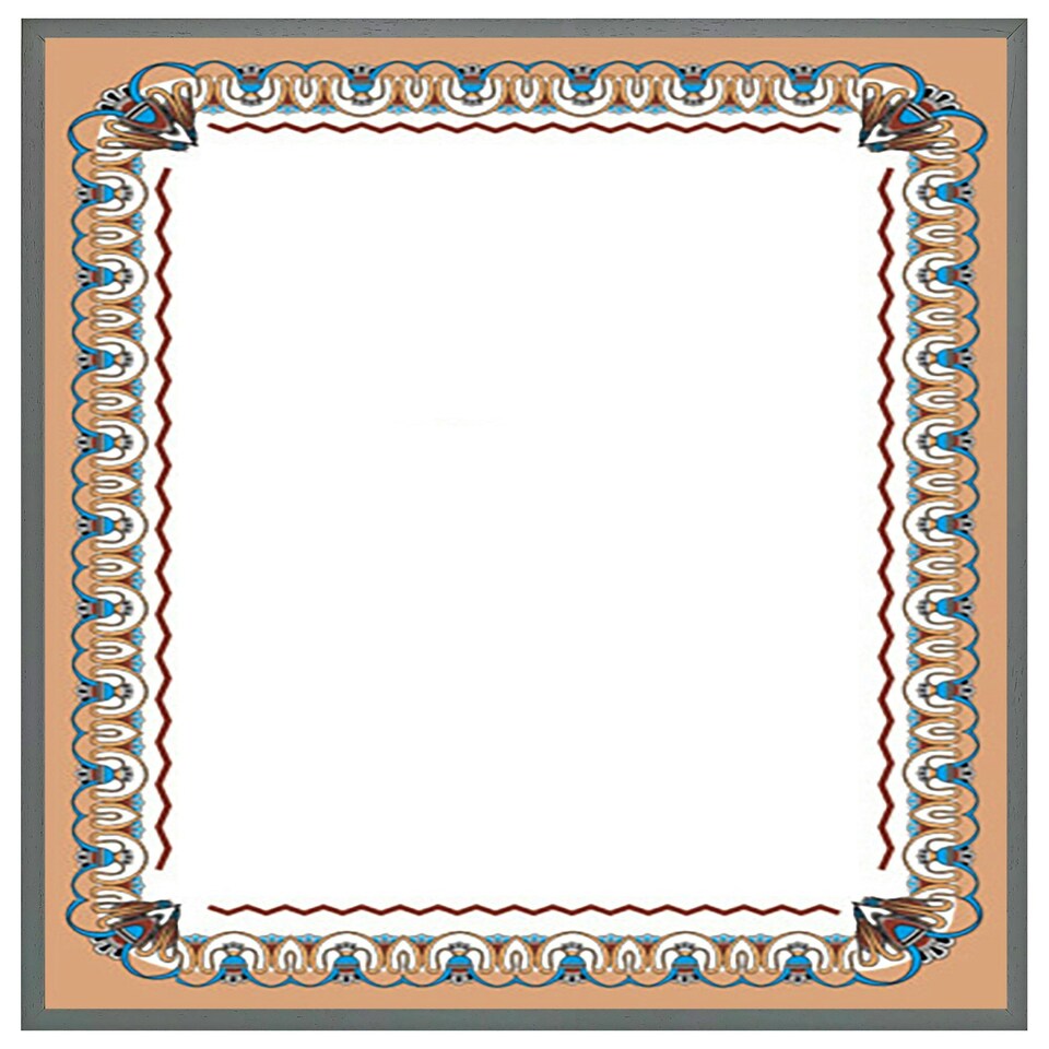 image 1 of Egypt border (Picture Frame) Grey | L