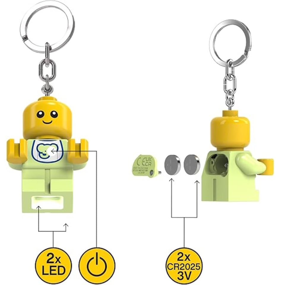 image 1 of Lego Minifigures Keychain Light - Baby