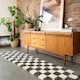image 5 of Soft Cream Checkerboard Rug Living Room Bedroom Hallway Area Thick Modern 280cm x 380cm | Cream | Cream | 280cm x 380cm