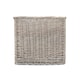 image 3 of Antique Wash Wicker Storage Basket | Grey | Grey | Not provided