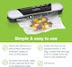 image 3 of LAICA Food Vacuum Sealer Machine Compact VT3205 - Integrated Cutter & Magnetic Base - With Bags