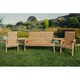 image 2 of Valley 5 Seat Set 1X3B 2XC Angled Tray - Timber - L100 x W290 x H95 cm - Fully Assembled - Set of Waterproof Cushions Included