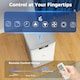 image 5 of HOMCOM 10000 BTU Mobile Air Conditioner Indoor Portable AC Unit w/ RC, White