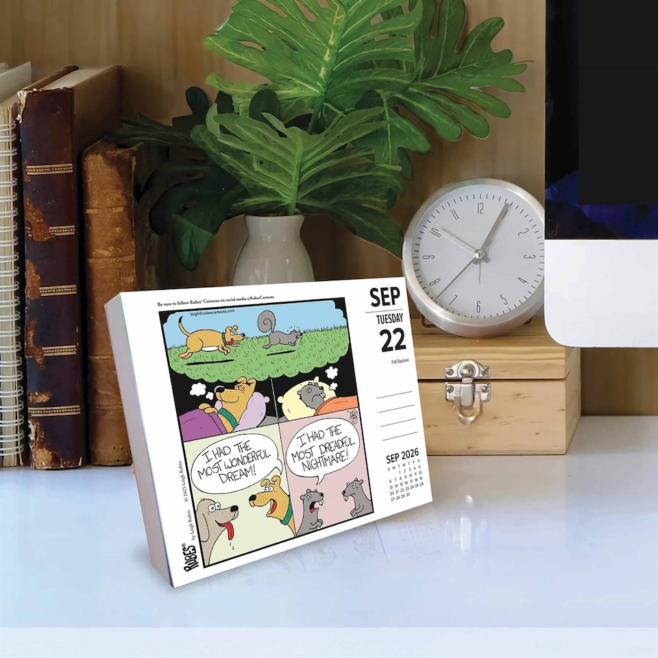 image 1 of Rubes, Zoo in a Box Desk Calendar 2026