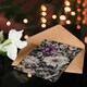 image 4 of Anemone Flowers Filigree White Purple Design Her Birthday Card