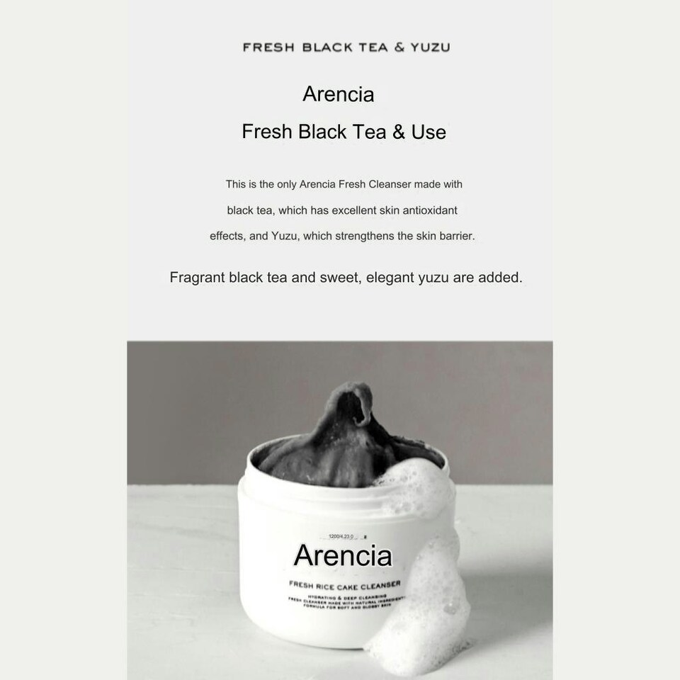 image 1 of Arencia Black Tea & Yuzu Cleanser 120g