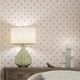 image 1 of Ditsy Posy Wallpaper in Vintage Pink and Sage Multi