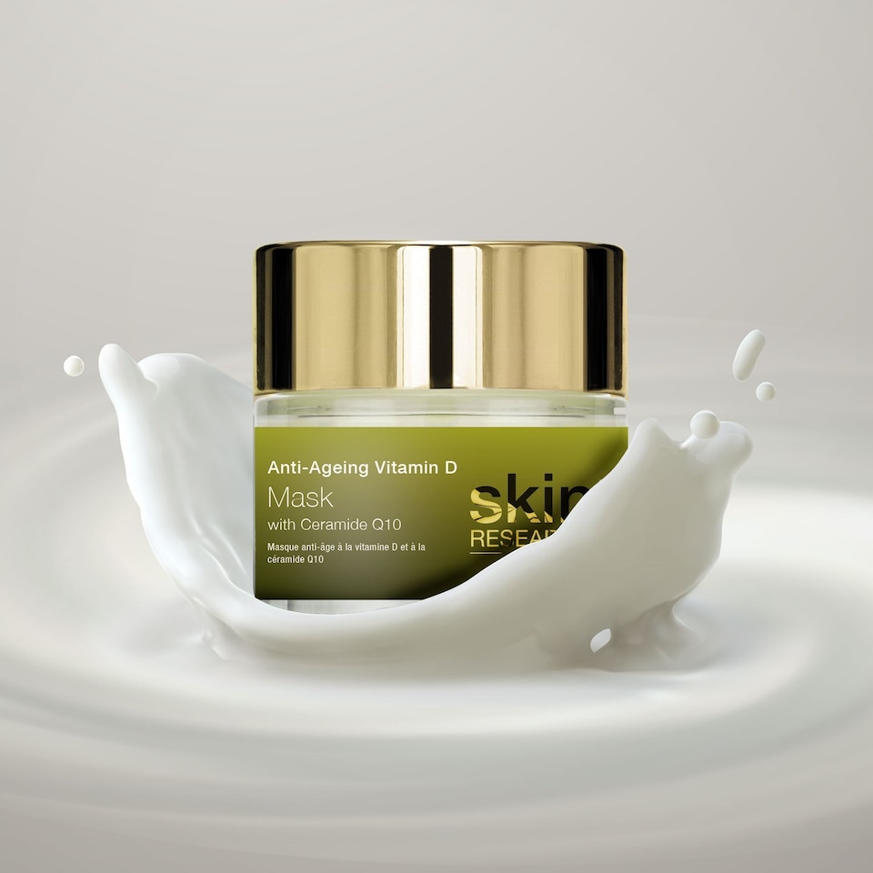 image 1 of Skin Research Anti-Ageing Vitamin D & Ceramide Q10 Mask 50ml x 2 Duo Set