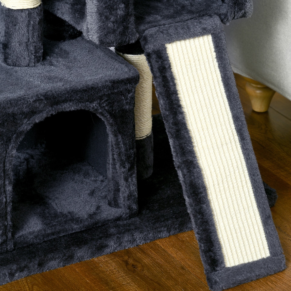 image 1 of PawHut Cat Tree 81cm Indoor Cat Scratching Post Kitten Tower