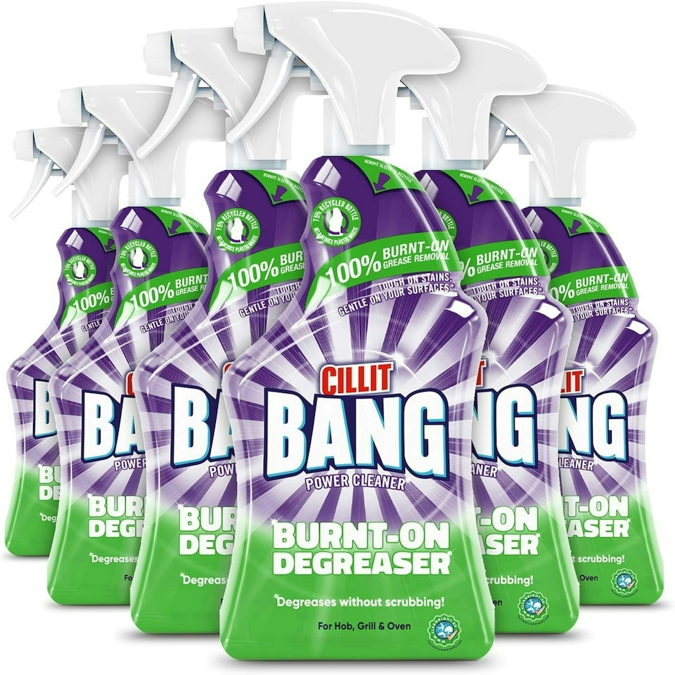 image 1 of Cilit Bang Power Cleaner Universal Degreaser Spray Cleaner - Pack of 6 (750ml each)