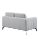 image 4 of Oslo Modern Scandi Style Fabric Living Room 2 Seater Sofa (Light Grey)
