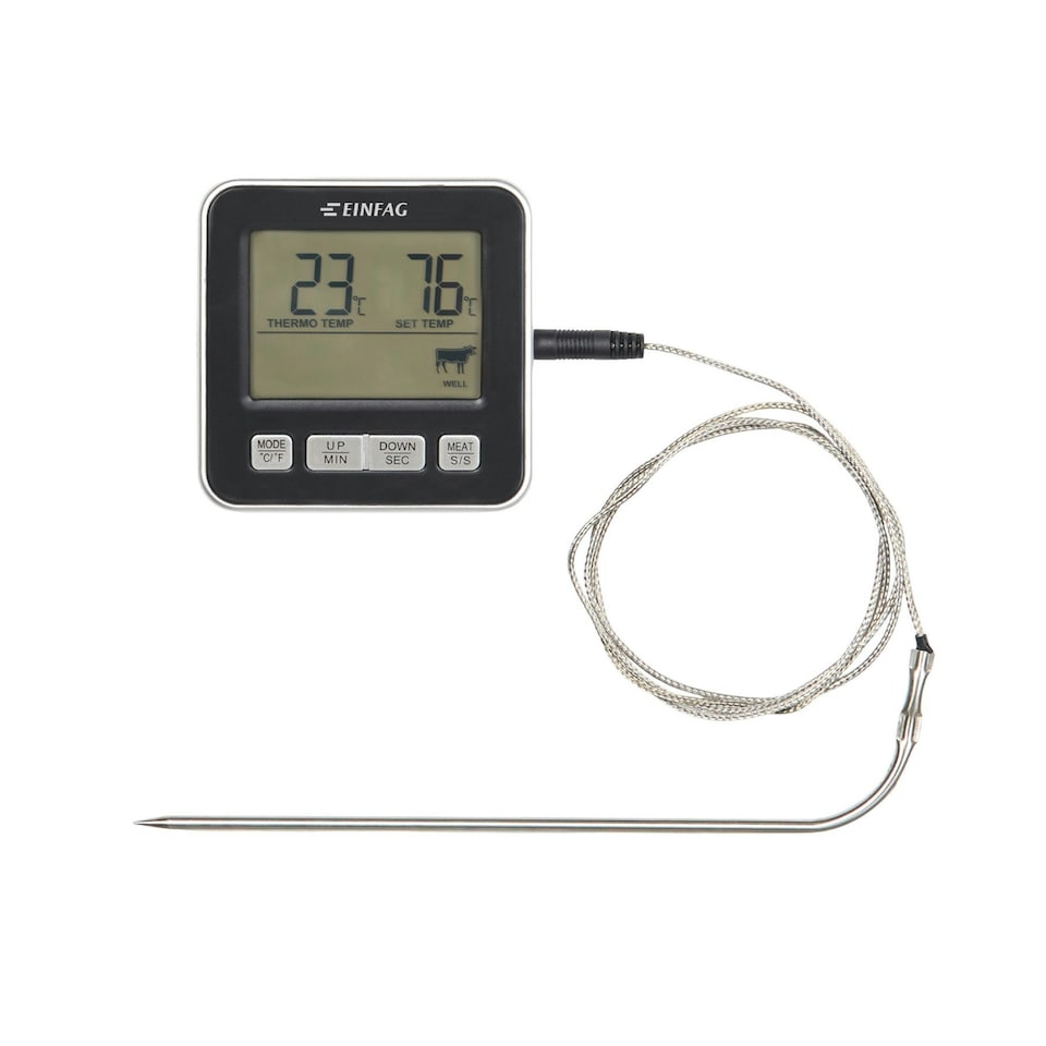 image 1 of Vinga Hays Food Thermometer - Black - One Size