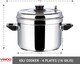 image 3 of Vinod Stainless Steel Idli Cooker – Suitable For Indian Cooking - 4 Tier Stand